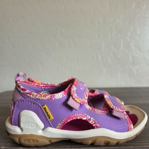 Keen Knotch Creek Open Toe Sandals Purple Size Toddlers 10 Washable Adjustable - Picture 1 of 10